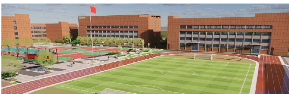 武汉襄五学校校园实景